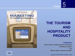 The Tourism Marketing Environment
