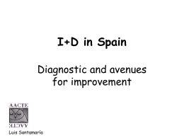 I+D in Spain - Sauvons la recherche