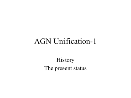 AGN Unification-1