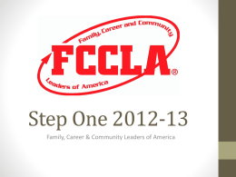 FCCLA - Mrs. Johnson's Blog | Family and Consumer Sciences