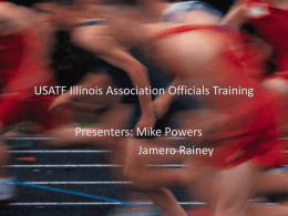 USATF Illinois Association Officials Training