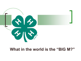 Essential Elements of 4-H