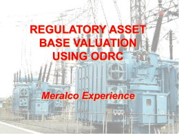 MERALCO ODRC - Energy Regulatory Commission