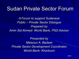 Ethiopia Private Sector Development Conference 8th – 9th
