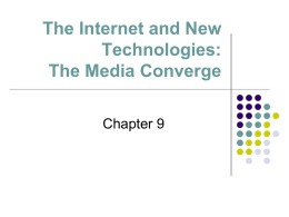 Internet and New Technologies