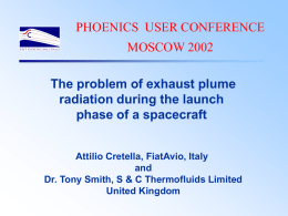 PHOENICS USER CONFERENCE MOSCOW 2002