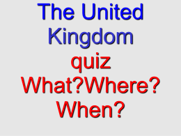 United Kingdom quiz