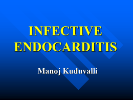 INFECTIVE ENDOCARDITIS