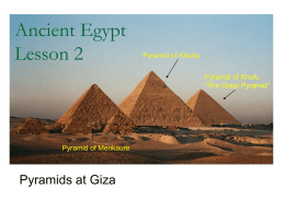 Ancient Egypt Lesson 2