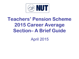 Teachers’ Pension Scheme