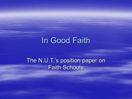 In Good Faith - British Humanist Association