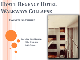 Hyatt Regency Hotel Walkway Collapse Engineering Failure