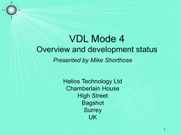 VDL Mode 4 - ATN Conference
