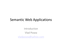 Aplicații web semantice - Cursuri Automatica si Calculatoare