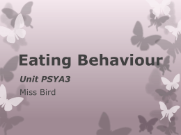 Eating Behaviour - Home