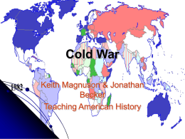Cold War - uml.edu