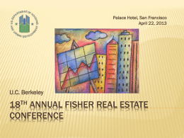 18th Annual Fisher Real Estate Conference
