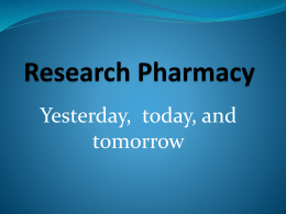 Research Pharmacy