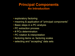 Principal Components - University of Nebraska–Lincoln