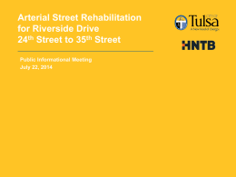 Arterial Street Rehabilitation for Riverside Drive 24th