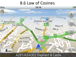 8.6 Law of Cosines - Fay's Mathematics [licensed for non
