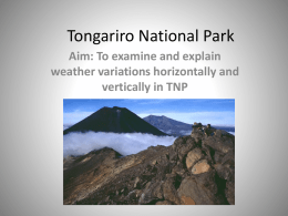Tongariro National Park - Western Springs College .::. Welcome