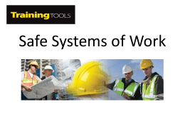 Safe Systems of Work - SETON : Signs, labels & solutions