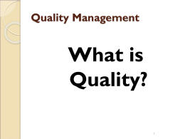 Quality Management - ceilidhchester.co.uk