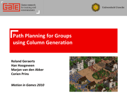 Path Planning for Groups using Column Generation