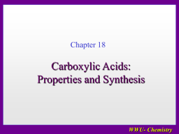 Carboxylic Acids: Properties and Synthesis