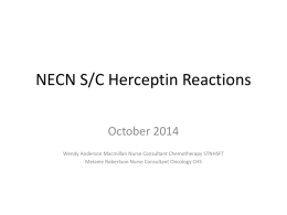NECN SC Herceptin Reactions