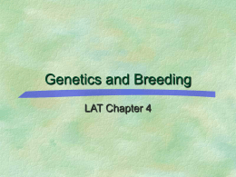 Genetics - Arizona Branch of AALAS