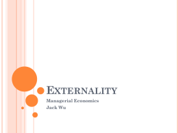 Externality and Asymmetric Information