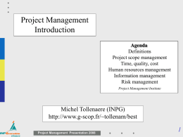 Project management in 60 slides