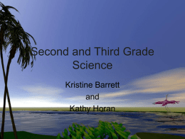 Second and Third Grade Science