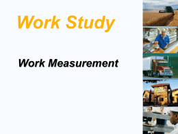 Work Measurement - IQSoft Software Consultants
