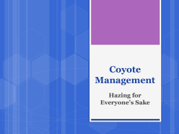Edina Coyote Management