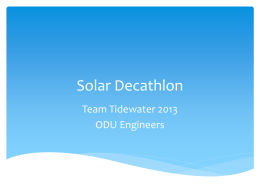 Solar Decathlon - Old Dominion University