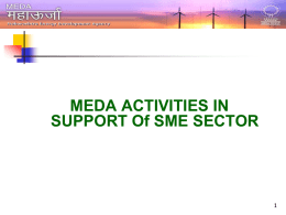 MEDA’s Vision – For next five years
