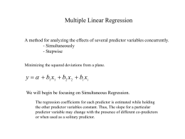 Multiple Linear Regression