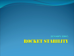 Rocket Stability - TARC | Team America Rocketry
