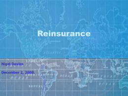Session 1 - Day 2 - Reinsurance