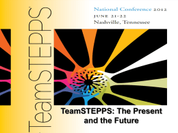 TeamSTEPPS: The Present and the Future