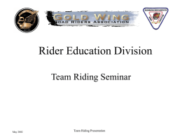 Rider Education Division