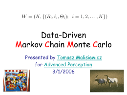 Data-Driven Markov Chain Monte Carlo