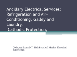 Ancillary Electrical Services: Refrigeration and Air