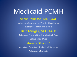 Medicaid PCMH Project