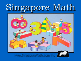 Singapore Math - Hall County School District