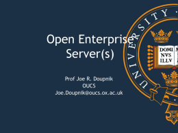 Open Enterprise Server