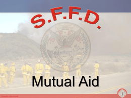 Mutual Aid - San Francisco Fire Department